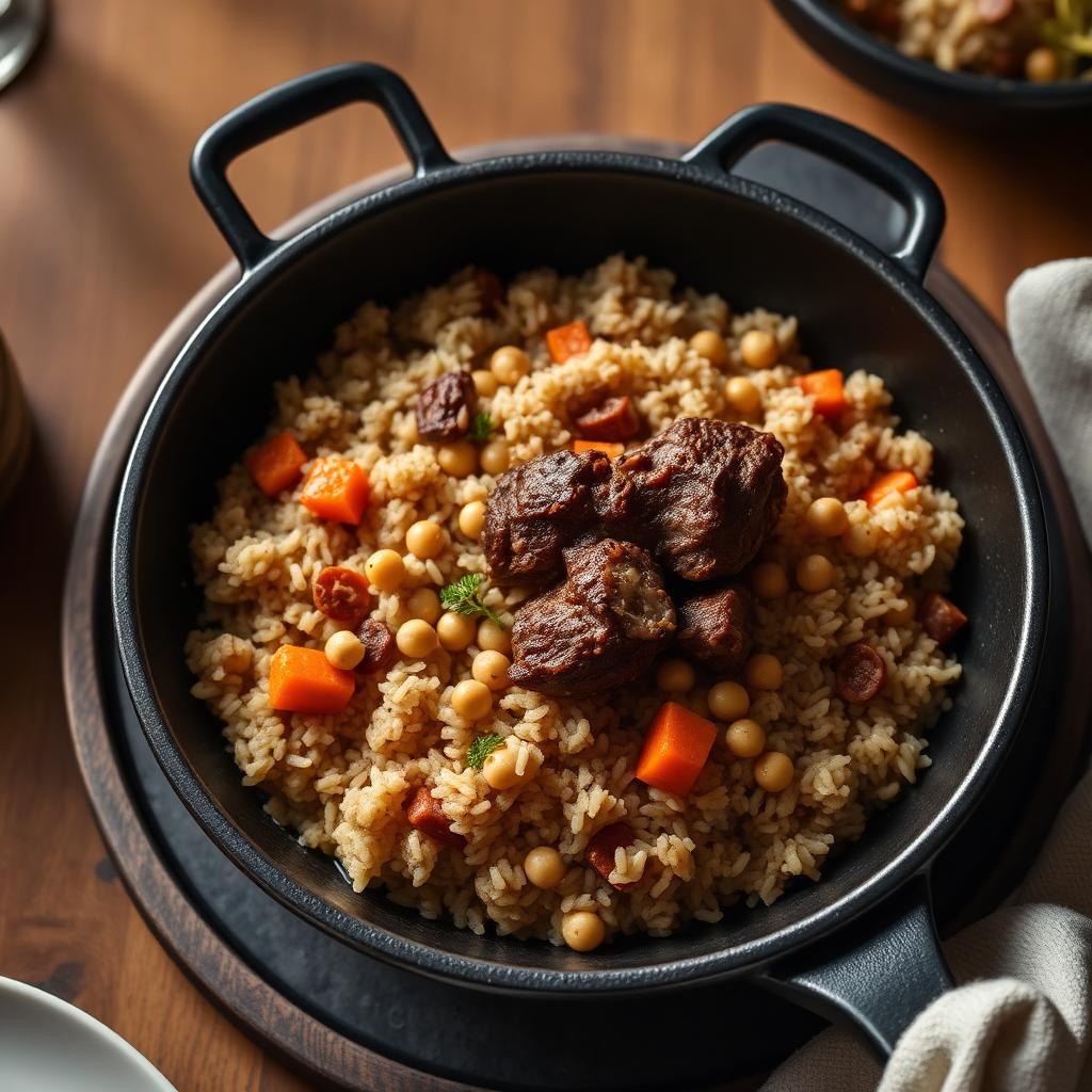 Brown Rice Plov