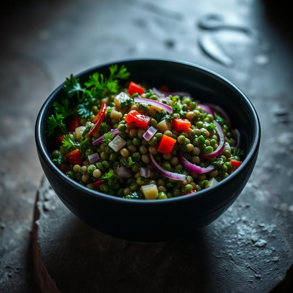 Green Lentil Salad