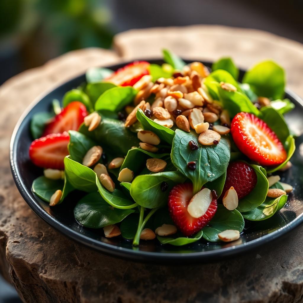 Spinach & Strawberry Salad
