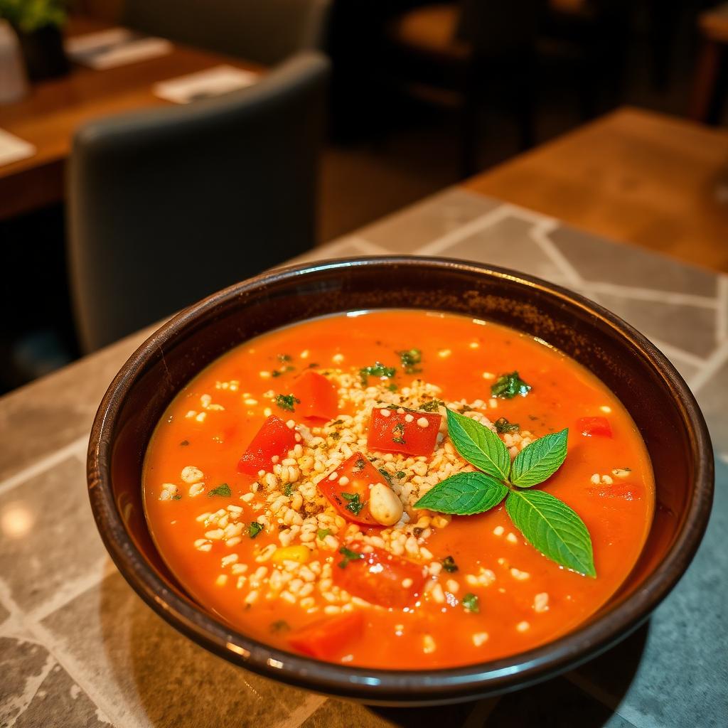 Bulgur & Tomato Soup